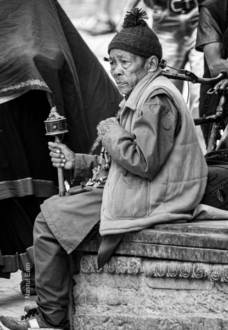 Prayers on the Street - Fine Art Photography Print, Limited Edition Photography, Monochrome Photography, Street Photography,  Art Photography for Sale