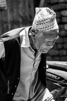 Contemplation in Kathmandu - Fine Art Photography Print, Limited Edition Photography, Black and White Photography,  Contemporary Art Photography, Photography for Collectors