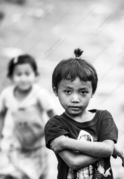 Boy with Crossed Arms - Fine Art Photography Print, Limited Edition Photography, Museum-Quality Photography, Art Photography Print, Black and White Photography