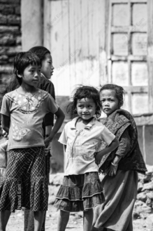 A Group of Young Girls - Fine Art Photography Print, Limited Edition Photography, Monochrome Photography,  Child Photography,  Art Photography Prints