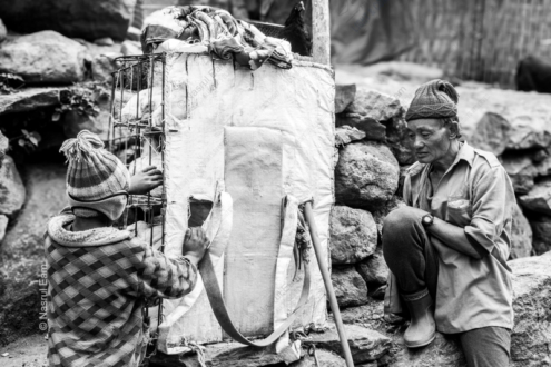 Mountain Burden - Fine Art Photography Print, Limited Edition Photography, Monochrome Photography,  Contemporary Art Photography,  Luxury Photography Art