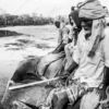 Riders on the River - Fine Art Photography Print, Limited Edition Photography, Documentary Photography,  Monochromatic Photography,  Art Photography for Sale