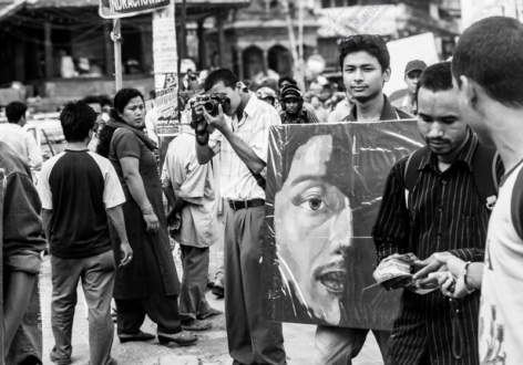 Kathmandu Gaze - Fine Art Photography Prints, Limited Edition Photography Art, Museum-Quality Photography, Kathmandu Street Photography, Art Photography Investment