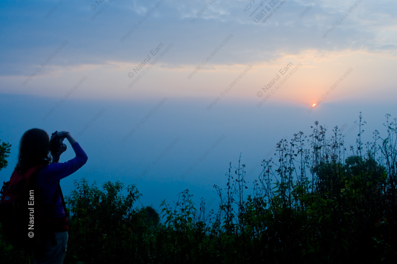 The Photographer at Dawn