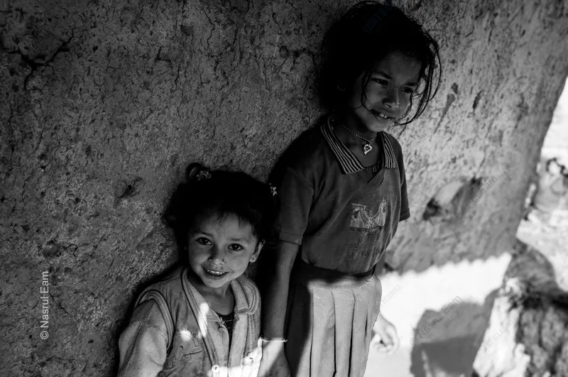 Sisters in Shadow - Fine Art Photography Print, Limited Edition Photography, Monochrome Photography, Portrait Photography, Art Photography for Sale
