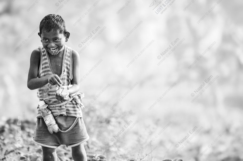 A Young Boy's Laughter