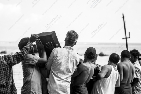 The Burden Shared: Coastal Workers - Fine Art Photography Prints, Limited Edition Prints, Monochrome Photography, Coastal Photography,  Art Photography for Sale