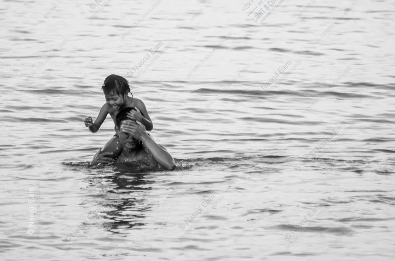 A Child's Game on a Father's Shoulders - Fine Art Photography Print, Limited Edition Photography, Giclée Print, Museum-Quality Photography, Art Photography Investment