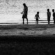 A Man and Three Children - Fine Art Photography Print, Limited Edition Photography, Monochrome Photography,  Art Photography Print, Collector's Photography