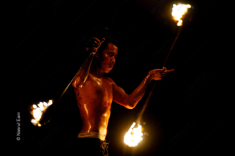 Man and Fire