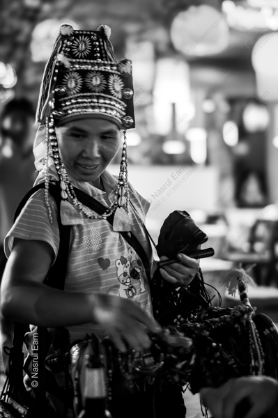 The Market Woman in Beaded Headdress