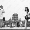 The Photographer and the Traveler Before the Temple Gates - Fine Art Photography Prints, Limited Edition Photography, Giclée Prints,  Luxury Photography Art, Art Photography for Sale