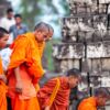 Young Monks Among the Temple Stones - Fine Art Photography Prints, Limited Edition Photography, Museum-Quality Photography, Art Photography Prints, Luxury Photography Art