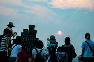 Sunset Watchers at the Stone Ruins - Fine Art Photography Print, Limited Edition Photography, Giclée Print, Art Photography Investment, Luxury Photography Art