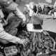 The Cucumber Merchant - Fine Art Photography Print, Limited Edition Photography, Monochromatic Photography, Art Photography for Collectors,  Fine Art Photography