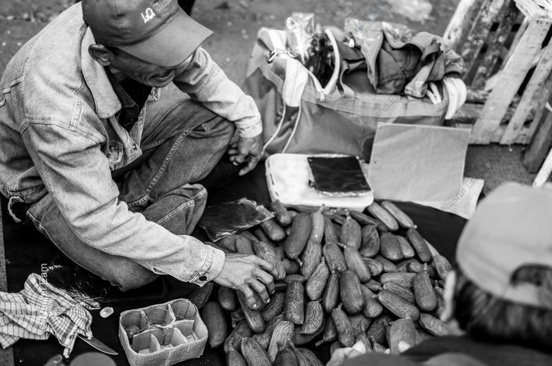 The Cucumber Merchant - Fine Art Photography Print, Limited Edition Photography, Monochromatic Photography, Art Photography for Collectors,  Fine Art Photography
