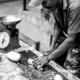 The Cassava Cutter - Fine Art Photography Print, Limited Edition Photography, Monochrome Photography,  Documentary Photography,  Art Photography for Sale