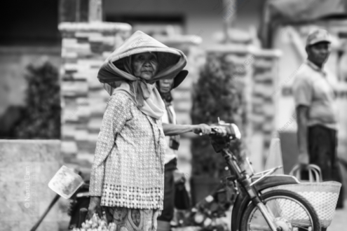 The Cycle and the Conical Hat - Fine Art Photography Print, Limited Edition Print, Giclée Print, Monochrome Photography, Art Photography for Collectors