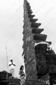 Worshippers on the Temple Steps - Fine Art Photography Prints, Limited Edition Photography Art, Black and White Photography, Documentary Photography,  Art Photography Prints