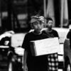 Young Boy with Donation Box - Fine Art Photography Print, Limited Edition Print, Black and White Photography, Contemporary Photography, Portrait Photography