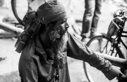 Contemplation on a Busy Street - Fine Art Photography Prints, Limited Edition Photography, Luxury Photography Art, Contemporary Art Photography, Monochrome Photography