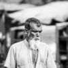 A Man Amidst the Bustling - Fine Art Photography Prints, Limited Edition Prints, Monochrome Photography, Street Photography, Art Photography for Sale