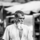 A Man Amidst the Bustling - Fine Art Photography Prints, Limited Edition Prints, Monochrome Photography, Street Photography, Art Photography for Sale