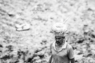 A Man Working in Construction - Fine art photography print, monochrome photography, construction worker photography, limited edition print, art photography