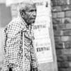 A Man with Crutches - Fine Art Photography Print, Limited Edition Photography, Black and White Photography, Humanist Photography, Nasrul Eam