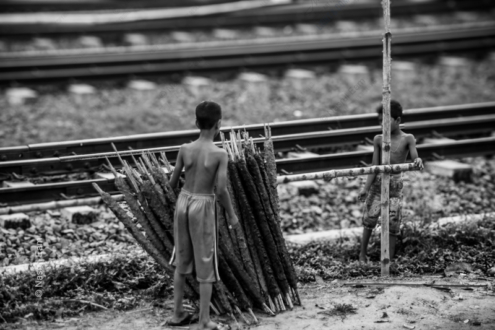 Railside Burden - Fine Art Photography Print, Limited Edition Photography, Photography Art for Sale,  Museum-Quality Photography, Art Photography Investment