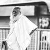 White Robed Elder - Fine Art Photography Print, Limited Edition Photography, Monochrome Photography, Portrait Photography,  Luxury Photography Art
