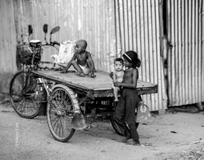 Guardians of the Cart - Fine Art Photography Print, Limited Edition Photography, Monochrome Photography,  Humanist Photography,  Art Photography for Sale