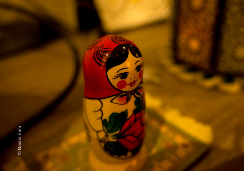 Matryoshka in Golden Light