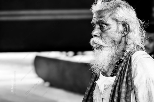 The Elder with Beaded Necklace