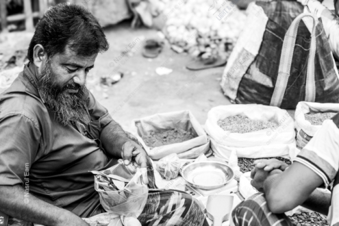 A Market Vendor - Fine Art Photography Print, Monochrome Photography, Limited Edition Print,  Documentary Photography, Art Photography for Sale