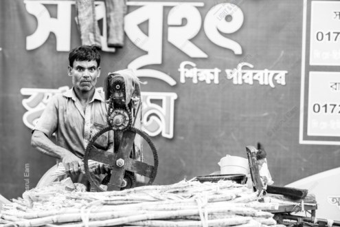 The Sugarcane Worker - Fine Art Photography Print, Limited Edition Photography,  Monochrome Photography,  Human Interest Photography, Art Photography for Sale