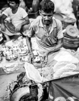 The Papad Maker - Fine Art Photography Print, Limited Edition Photography, Monochrome Photography,  Documentary Photography, Art Photography for Sale