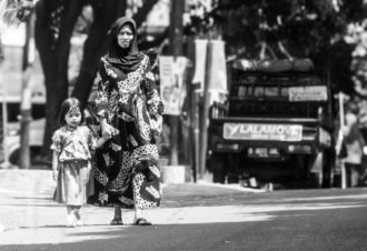 On a Sun-drenched Street - Fine Art Photography Print, Limited Edition Photography, Giclée Print, Black and White Photography, Art Photography for Sale