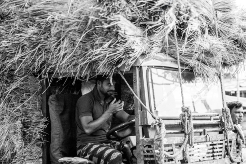 Hay Harvest Hauler - Fine Art Photography Print, Limited Edition Print, Monochrome Photography,  Art Photography,  Photography Print for Sale