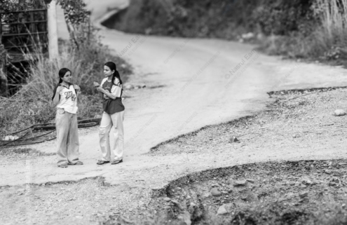 Shared Moment on a Worn Path