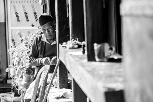 A Man at the Edge of a Doorway - Fine Art Photography Print, Limited Edition Photography, Giclée Print, Monochrome Photography, Art Photography for Sale