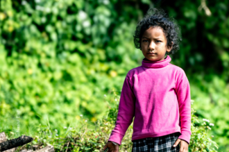The Girl in the Pink Fleece