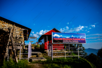 Himalayan Camp Under Azure Skies