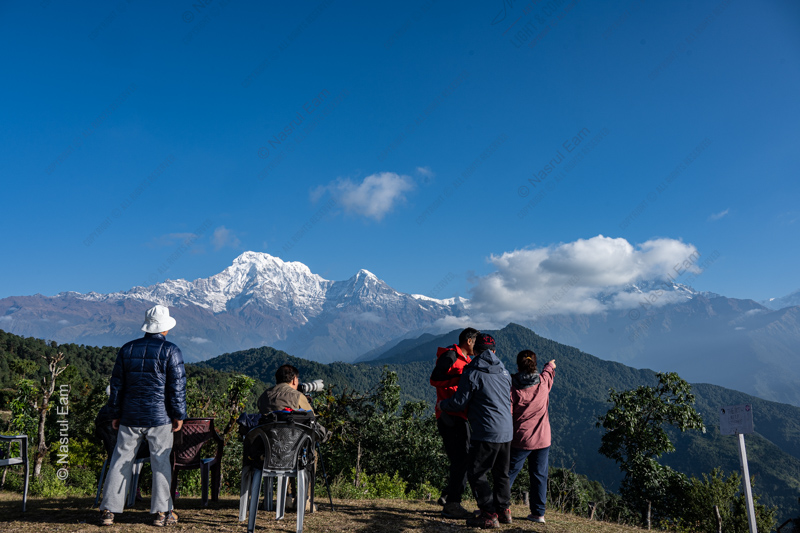 Himalayan Vista: Contemplating the Snow Giants