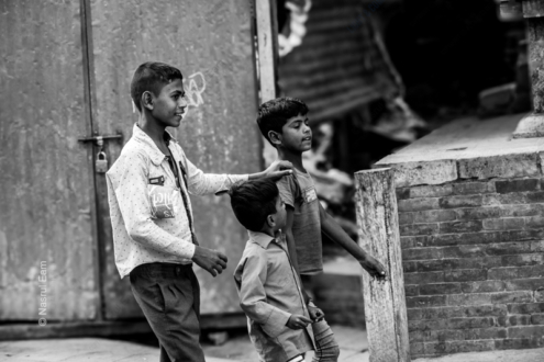 Street Echoes: Three Boys - Fine Art Photography Prints, Limited Edition Photography, Photography Art for Sale,  Museum-Quality Photography, Art Photography Investment