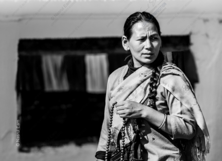 Contemplation with Prayer Beads - Fine Art Photography Print, Limited Edition Photography, Monochrome Portrait, Giclée Print, Art Photography for Sale