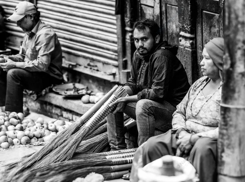 Street Vendors - Fine Art Photography Print, Street Photography, Monochrome Photography, Art Photography Print, Limited Edition Print