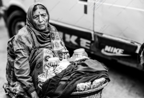 The Lines Etched on Her Face - Fine Art Photography Print, Limited Edition Photography, Black and White Photography, Portrait Photography, Luxury Photography Art