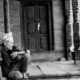 Contemplation on a Carved Porch - Fine Art Photography Print, Limited Edition Photography, Monochrome Photography,  Art Photography, Collector's Print