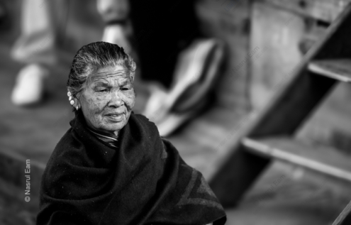 Elderly Woman in Monochrome - Fine Art Photography Print, Monochrome Portrait, Limited Edition Photography, Art Photography for Sale, Collector's Photography